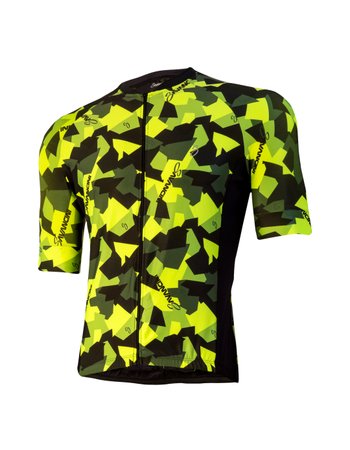 Camisa De Ciclismo Masculina Amarelo Tatic Savancini (110)