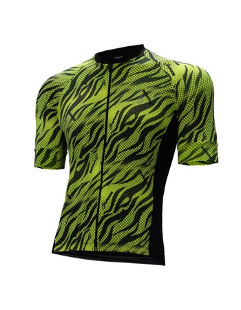 Camisa Para Ciclismo Masculina Amarelo Fire Savancini (110)
