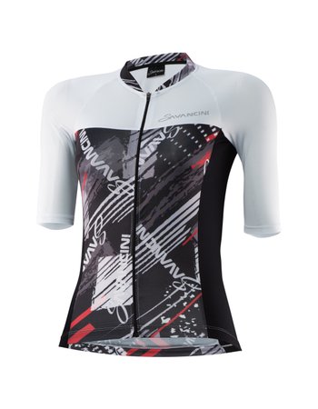 Camisa Para Ciclismo Feminina Branca Savancini Rc Falcon (304)