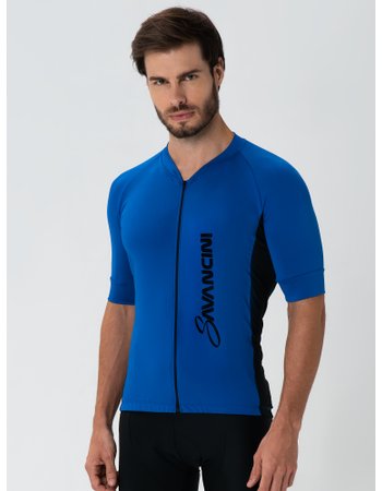Camisa Para Ciclismo Masculina Azul Bic Savancini Fun (1110)