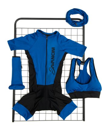 Macaquinho Para Ciclismo Azul Bic  Savancini Fun Kit (1470k)